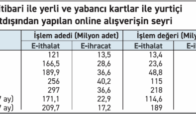 E-ithalat işlem adedi e-ihracatın 12 katını aştı