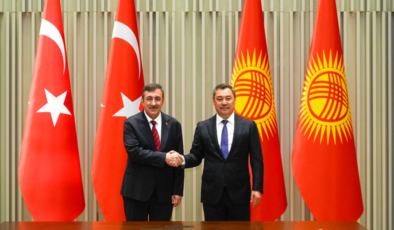 Cumhurbaşkanı Yardımcısı Yılmaz Bişkek'te konuştu