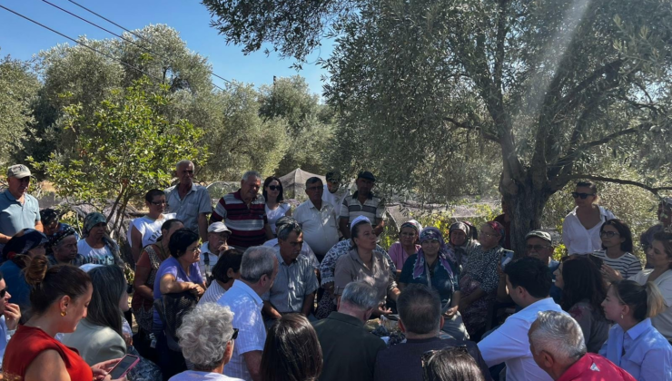 Barolardan Akbelen Direnişine destek: "Zeytinlikler, su kaynakları ve yaşam alanları yok ediliyor"