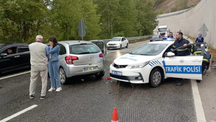 Tokat'ta trafik kazası: 8 yaralı