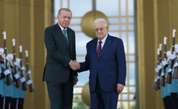 Cumhurbaşkanı Erdoğan Mahmud Abbas ile görüştü