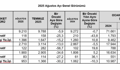 TOBB açıkladı: 2025’in ilk 8 ayında kaç şirket açıldı, kaç şirket kapandı?