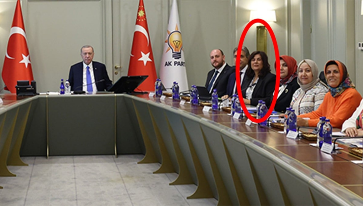 Erdoğan'la yapılan toplantıda dikkat çeken kare