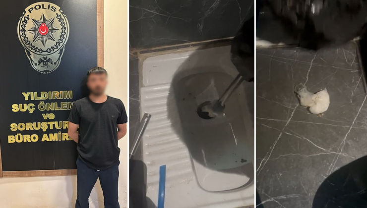 Polisten kaçtı kahvehanenin tuvaletinde yakalandı