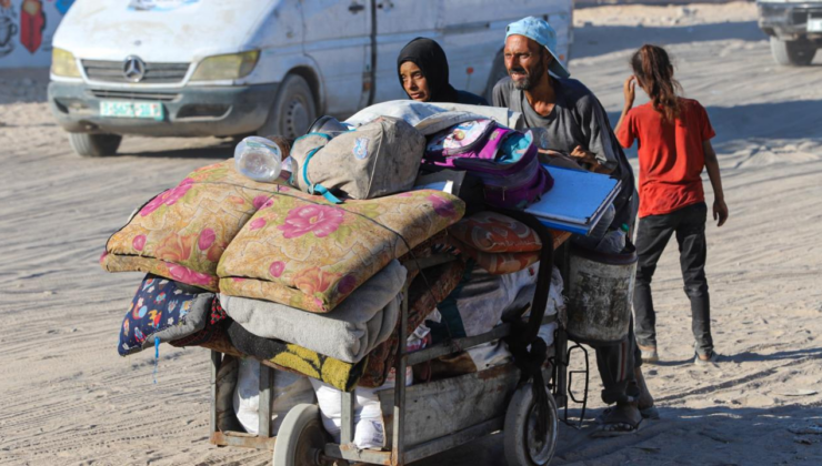 BM: Gazze'de 14 Ağustos'tan bu yana zorla yerinden edilenlerin sayısı 76 bini geçti