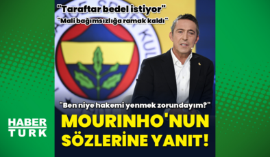 Ali Koç'tan Mourinho'nun sözlerine yanıt!
