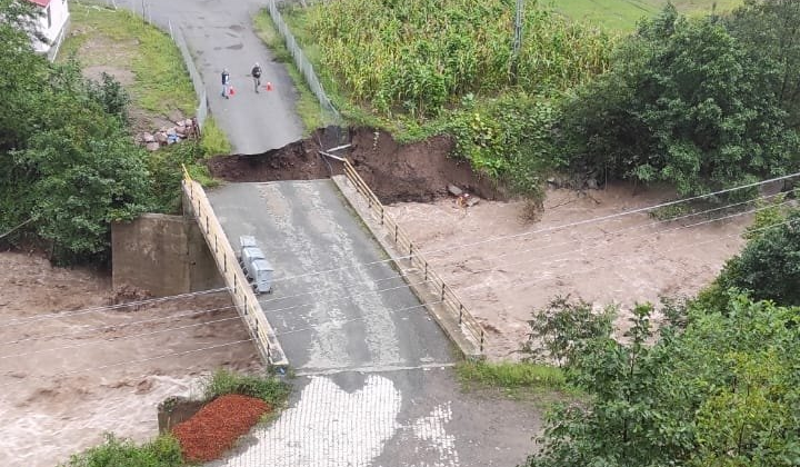 Artvin Borçka’da sağanak sele dönüştü: Karagöl ve köy yolları sular altında kaldı