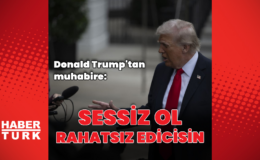 Trump'tan muhabire: Rahatsız edicisin