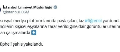 Son Dakika: Cevizlibağ Kız Yurdundaki rezalette 4 gözaltı