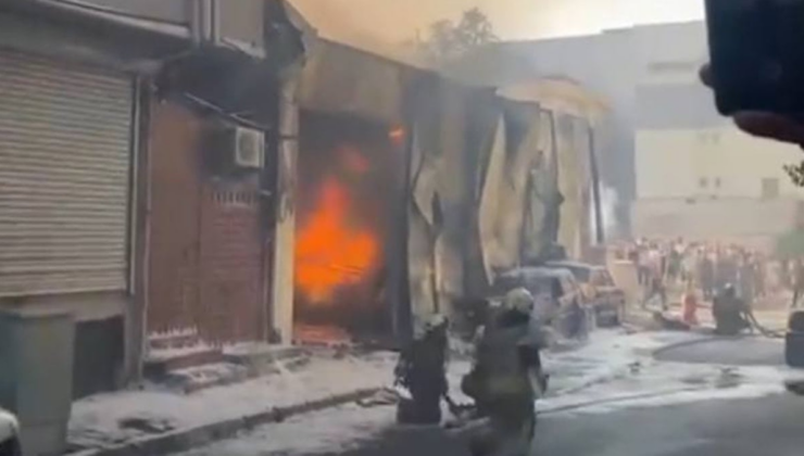 İstanbul'da halkı sokağa döken yangın