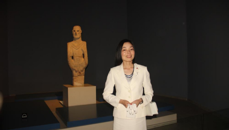 Japon Altes Prensesi Akiko Mikasa Şanlıurfa Arkeoloji Müzesi'ni gezdi