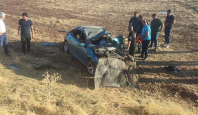 Diyarbakır’da otomobil şarampole devrildi: 1 ölü, 1 yaralı
