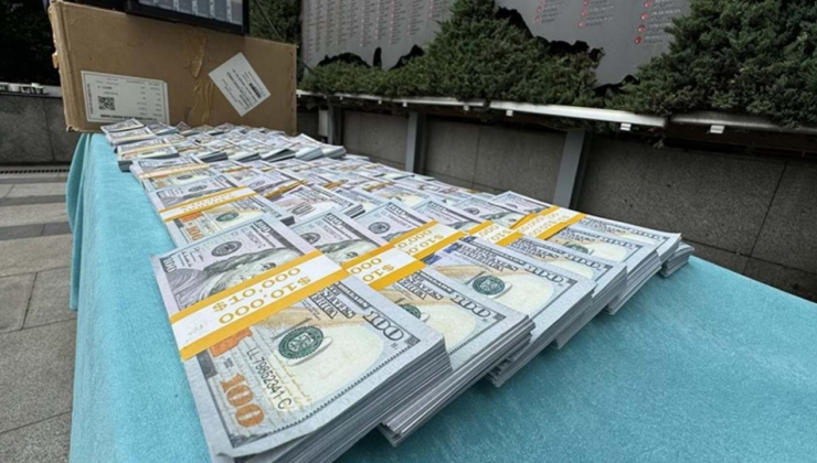 Gaziantep'te 1 milyon 100 bin dolarlık sahte banknot ele geçirildi