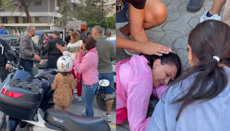 Bıçaklı maganda okul önünde! Veliyi bayılttı tehditler savurdu