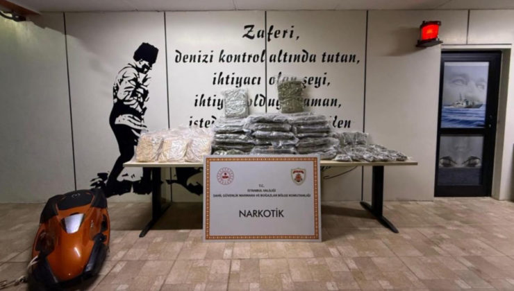 Mavi Vatan'da zehir tacirlerine geçit yok: 114 kilogram uyuşturucu ele geçirildi