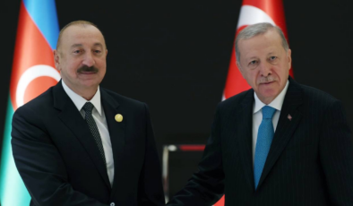 Cumhurbaşkanı Erdoğan, Azerbaycan Cumhurbaşkanı Aliyev ile görüştü