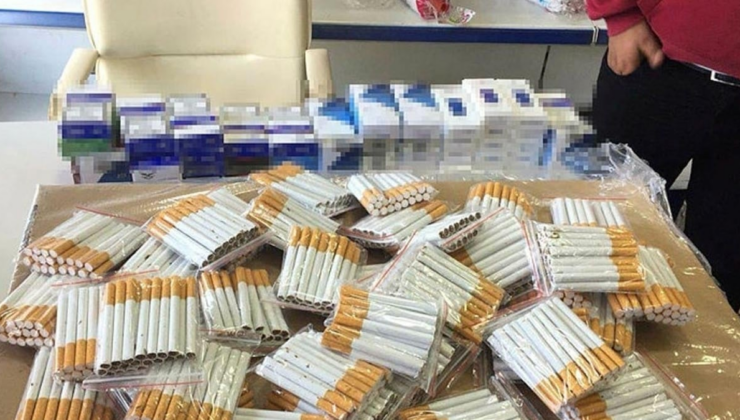 Kayseri'de 640 paket kaçak sigara ele geçirildi