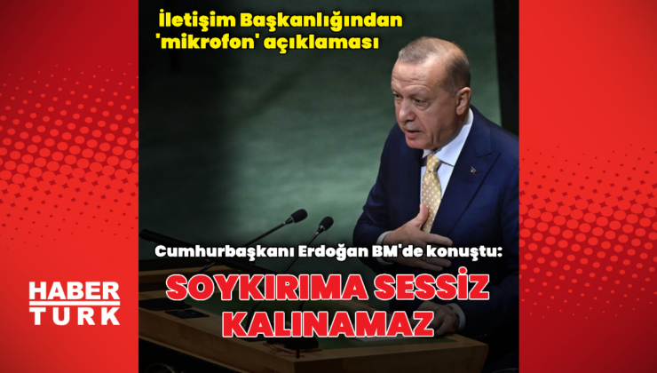 Cumhurbaşkanı Erdoğan BM'de konuştu