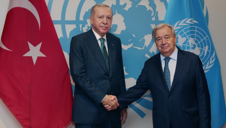 Cumhurbaşkanı Erdoğan, BM Genel Sekreteri Guterres ile görüştü