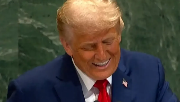 BM'de prompteri bozulan Trump'ın zor anları