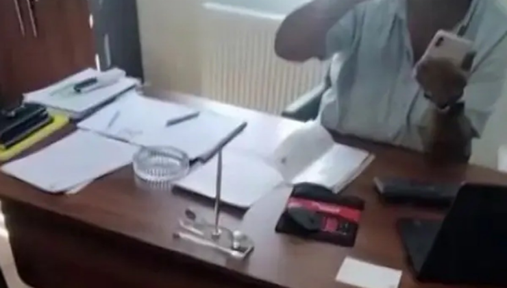 İşten çıkarılan kadın amirinin üzerine kaynar su döküp o anları kayda aldı