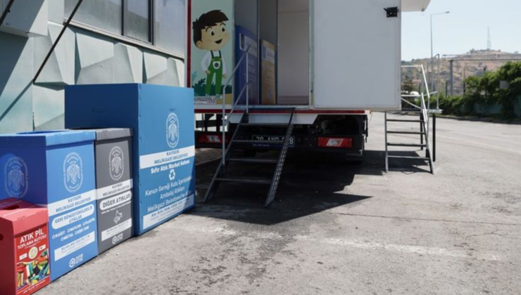 Melikgazi'den "Mobil Sıfır Atık Aracı"