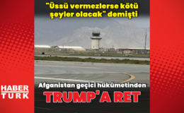 Afganistan yönetiminden Trump'a yanıt
