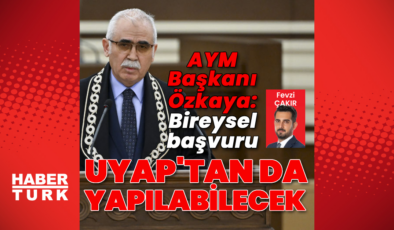 "Bireysel başvuru UYAP’tan yapılabilecek"