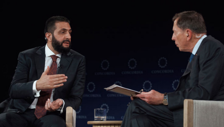 Eski düşmanlar masada: Şara ve eski CIA lideri buluştu
