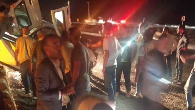 Şanlıurfa'da iki araç çarpıştı: 1 ölü, 5 yaralı