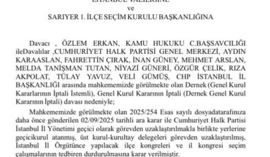 Son dakika…  CHP İstanbul İl Kongresi'ne durdurma talebi