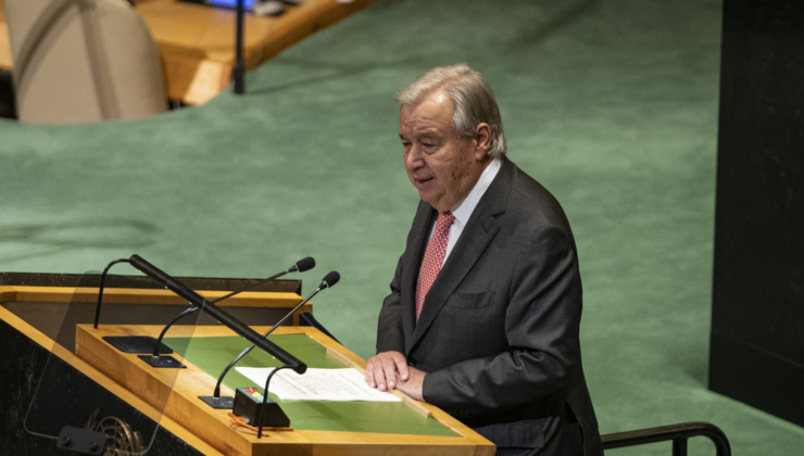 Guterres: Filistin'in sorumluluğu hepimizin omuzlarında