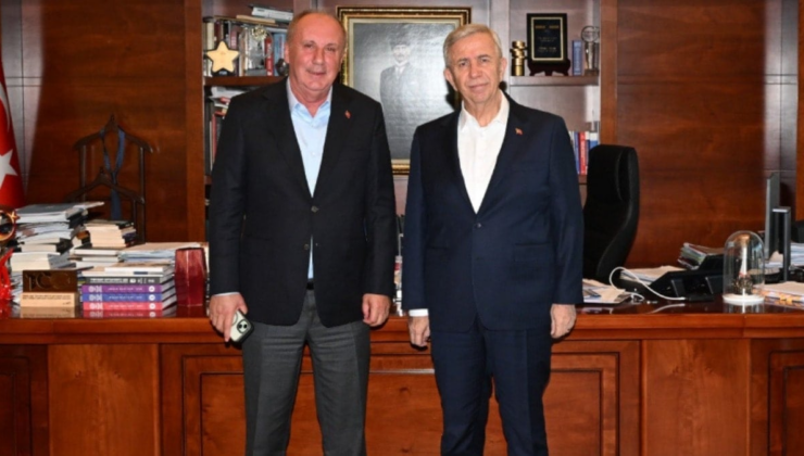 CHP'li İnce'den Yavaş'a destek ziyareti