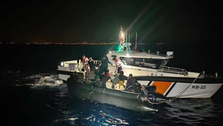 İzmir'de 58 düzensiz göçmen yakalandı