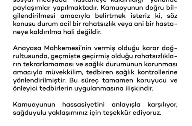 Son dakika… Murat Çalık hastaneye kaldırıldı