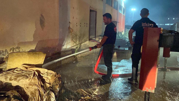 Tekirdağ'da fabrikada korkutan yangın
