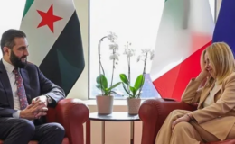 Meloni ve Şara'nın görüşmesine İtalyan liderin bakışları damga vurdu