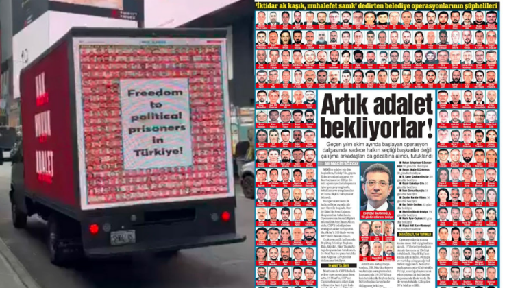 SÖZCÜ’nün sayfası New York sokaklarında