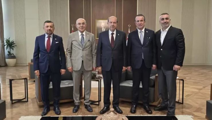 MHP Heyetinden KKTC Cumhurbaşkanı Tatar’a Kritik Ziyaret: “Kıbrıs Türklüğü’nün Yanındayız”