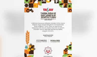Ankara’da Tarım Zirvesi: TASAV, Sektörün Geleceğini Masaya Yatırıyor