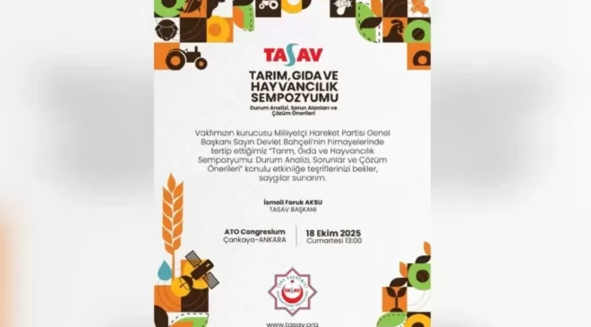 Ankara’da Tarım Zirvesi: TASAV, Sektörün Geleceğini Masaya Yatırıyor