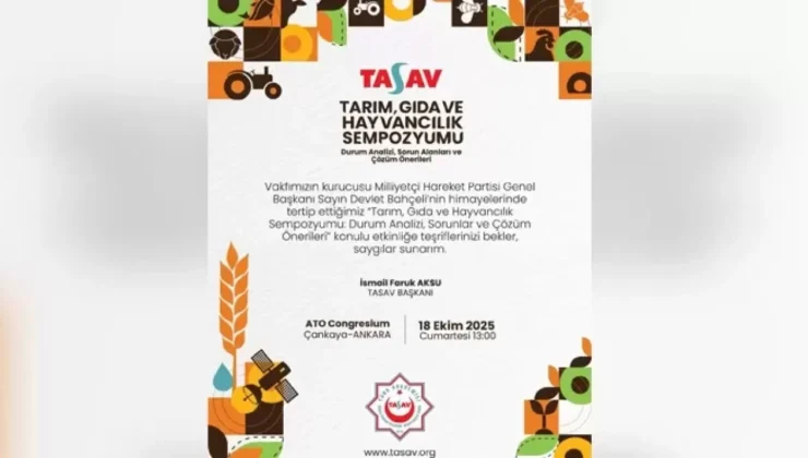 Ankara’da Tarım Zirvesi: TASAV, Sektörün Geleceğini Masaya Yatırıyor