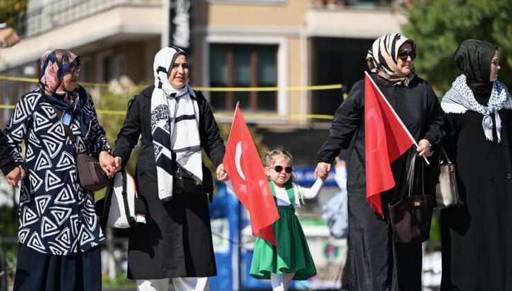 Ankara’da “Gazze İçin Sessiz Çığlık” Etkinliği: Kadınlardan İsrail Zulmüne Tepki
